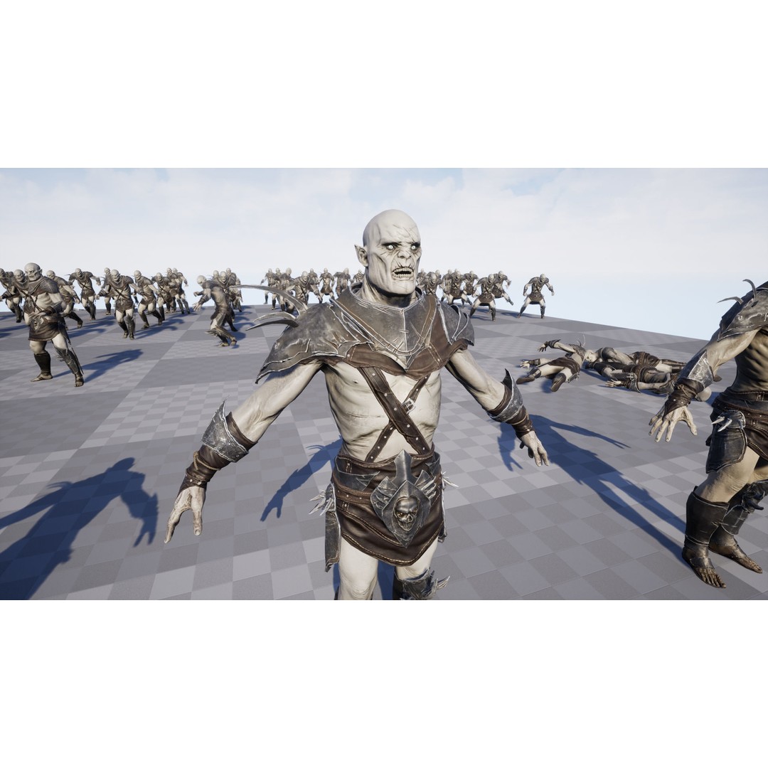 Orc 3D Model – Low Poly Game Ready Character with Rigging - View 20