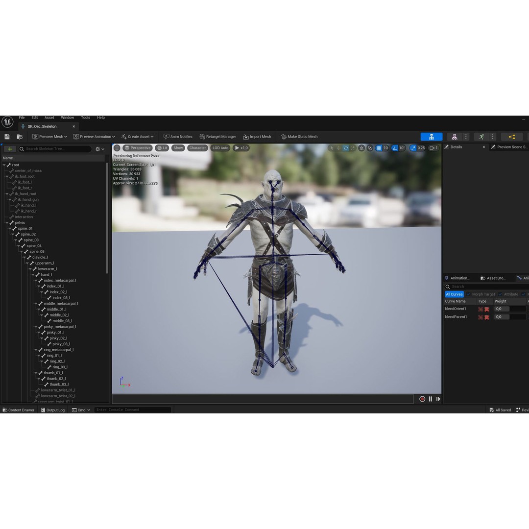 Orc 3D Model – Low Poly Game Ready Character with Rigging - View 27