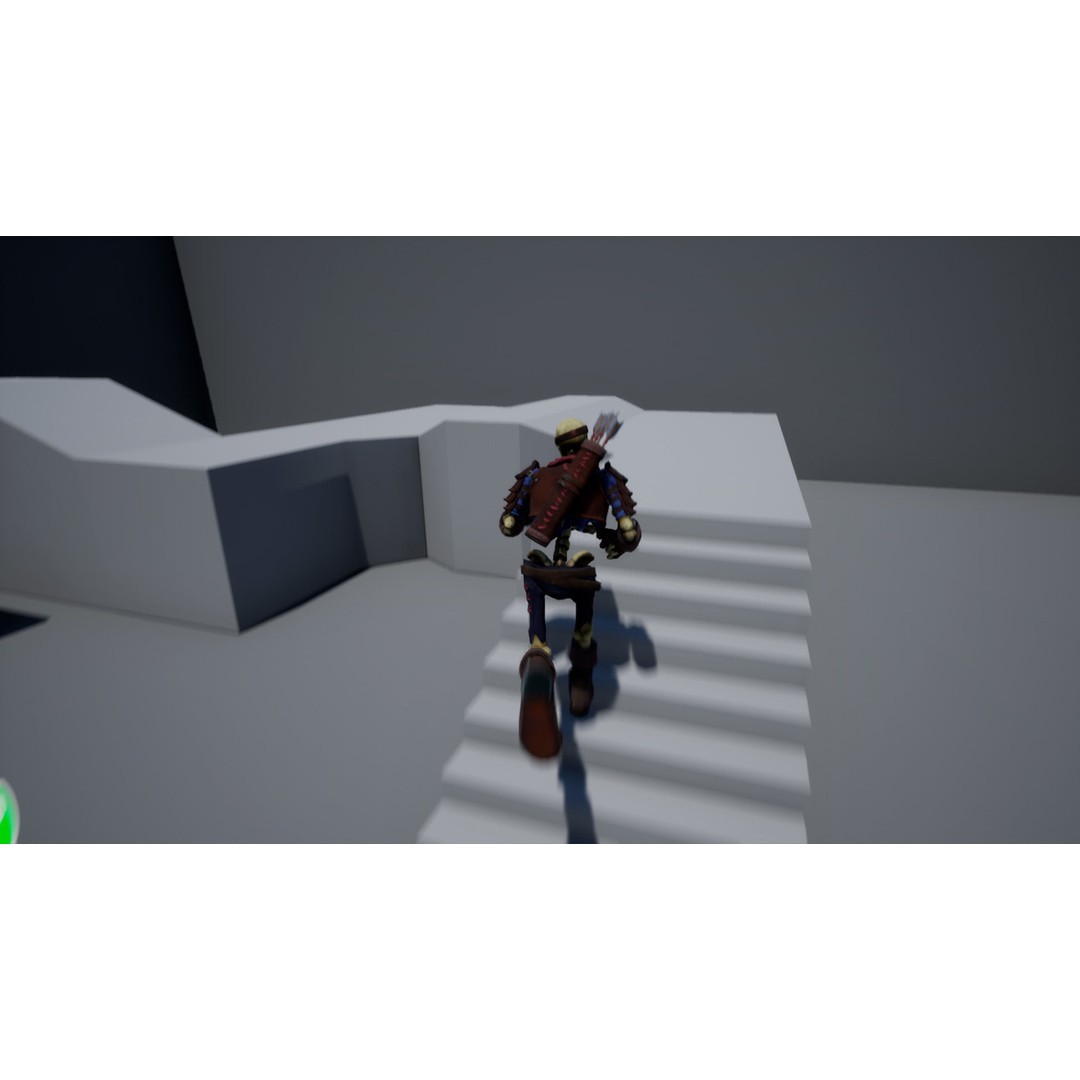 Skeleton Archer 3D Model – Low Poly Rigged Character for Games - View 20