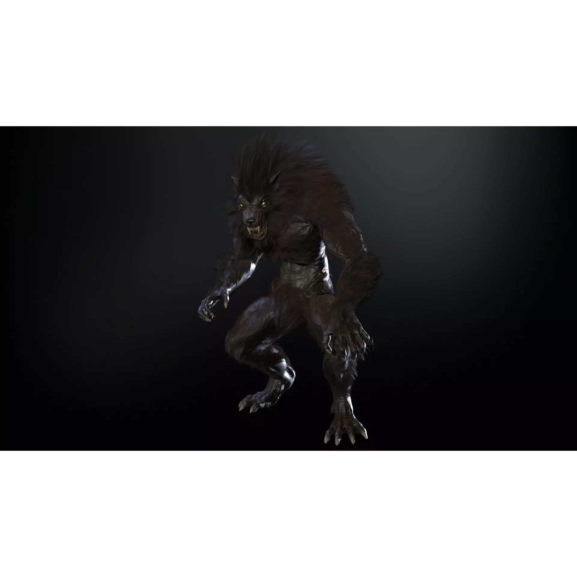 Werewolf Remaster - Low-Poly Game-Ready 3D Model - View 31