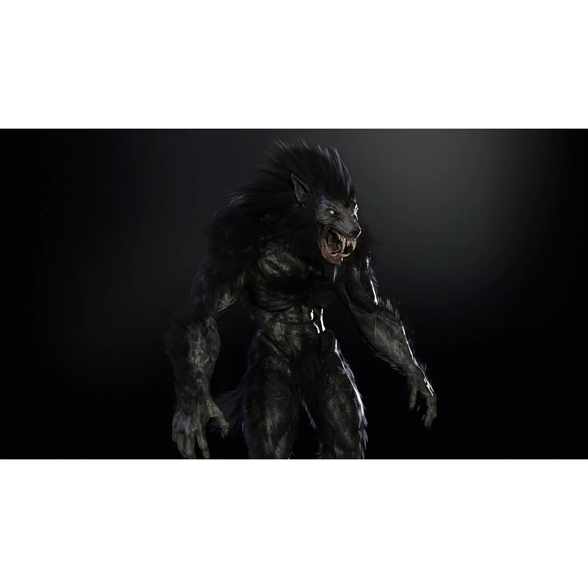 Werewolf Remaster - Low-Poly Game-Ready 3D Model - View 37
