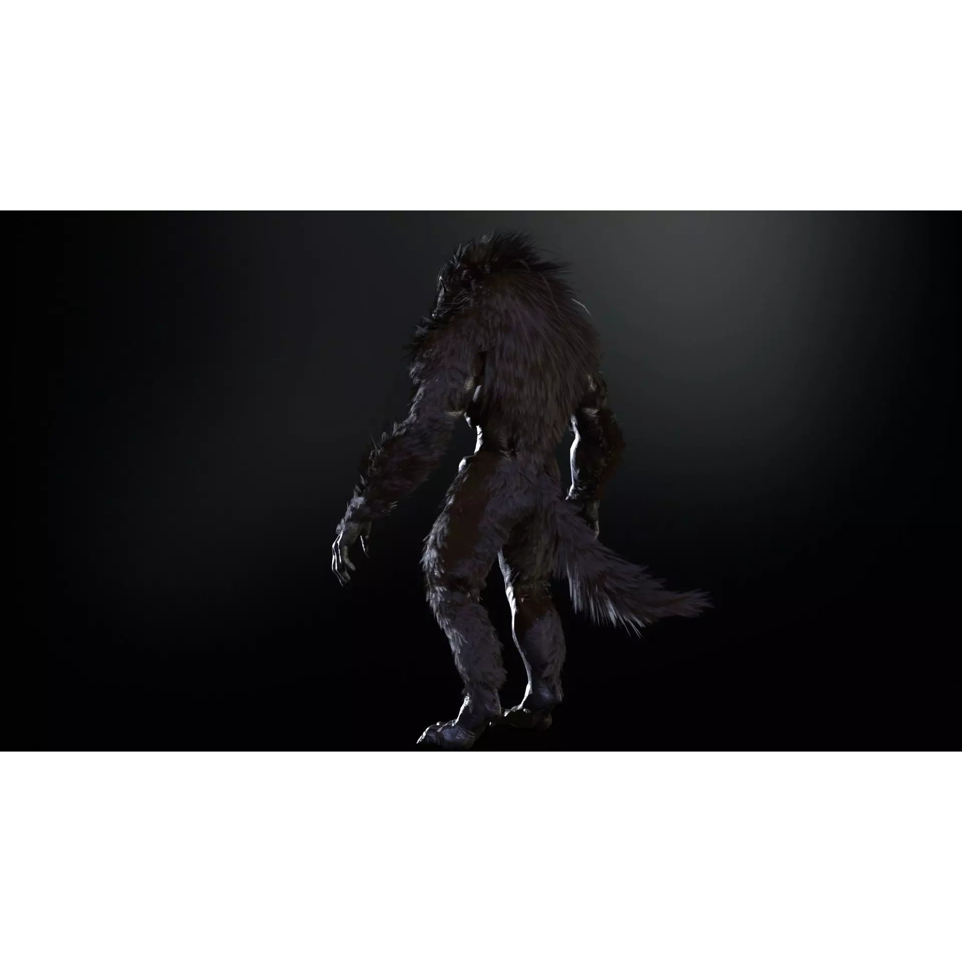 Werewolf Remaster - Low-Poly Game-Ready 3D Model - View 40