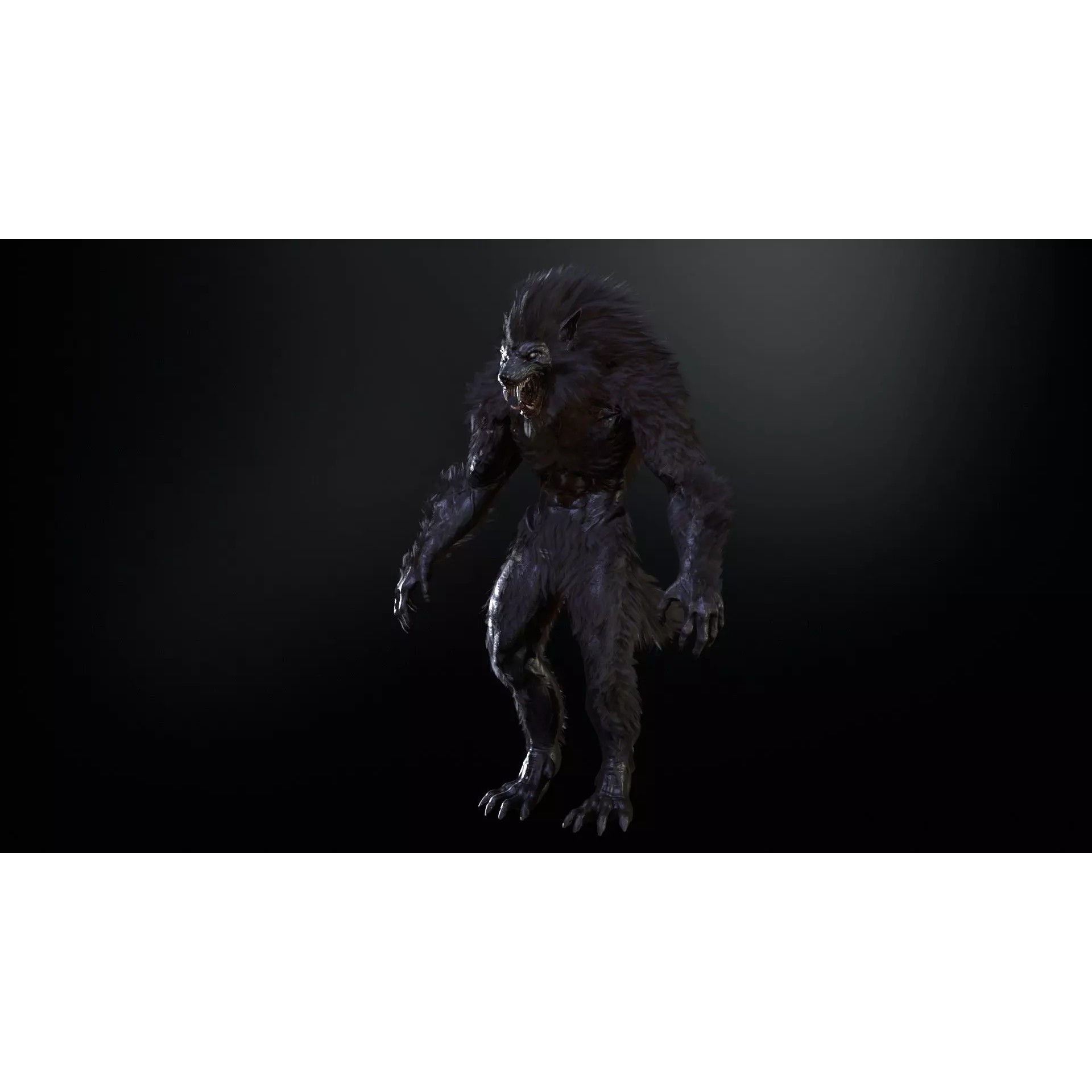 Werewolf Remaster - Low-Poly Game-Ready 3D Model - View 41