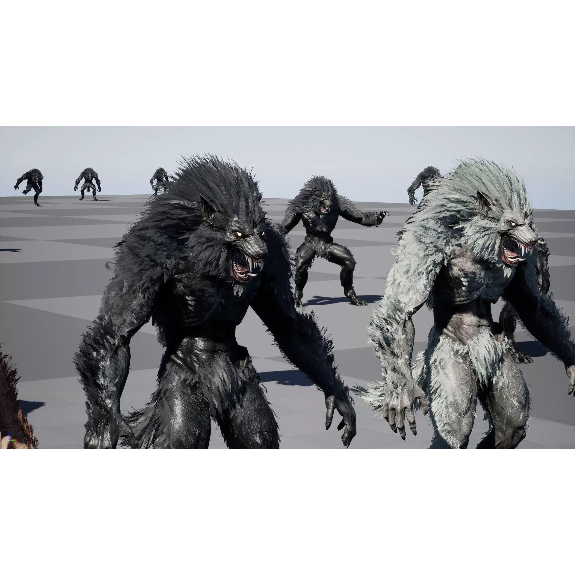 Werewolf Remaster - Low-Poly Game-Ready 3D Model - View 47