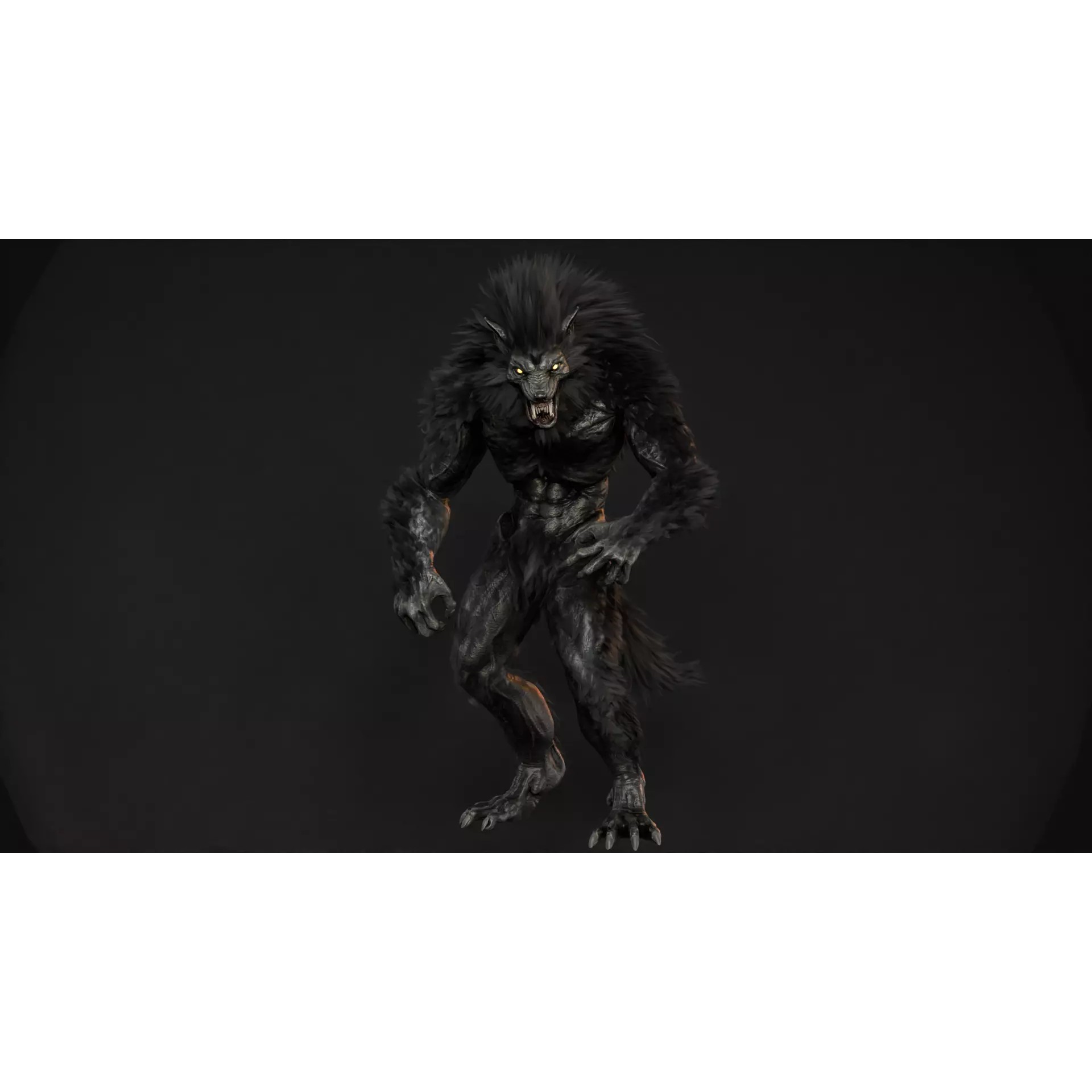 Werewolf Remaster - Low-Poly Game-Ready 3D Model - View 50