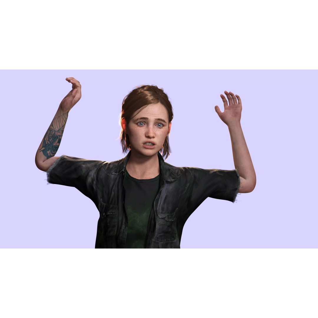 Ellie Survivor 3D Model – Low Poly Rigged Character for Animation - View 10