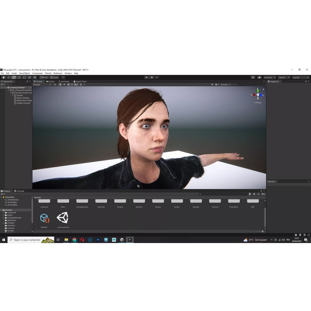 Ellie Survivor 3D Model – Low Poly Rigged Character for Animation - View 30