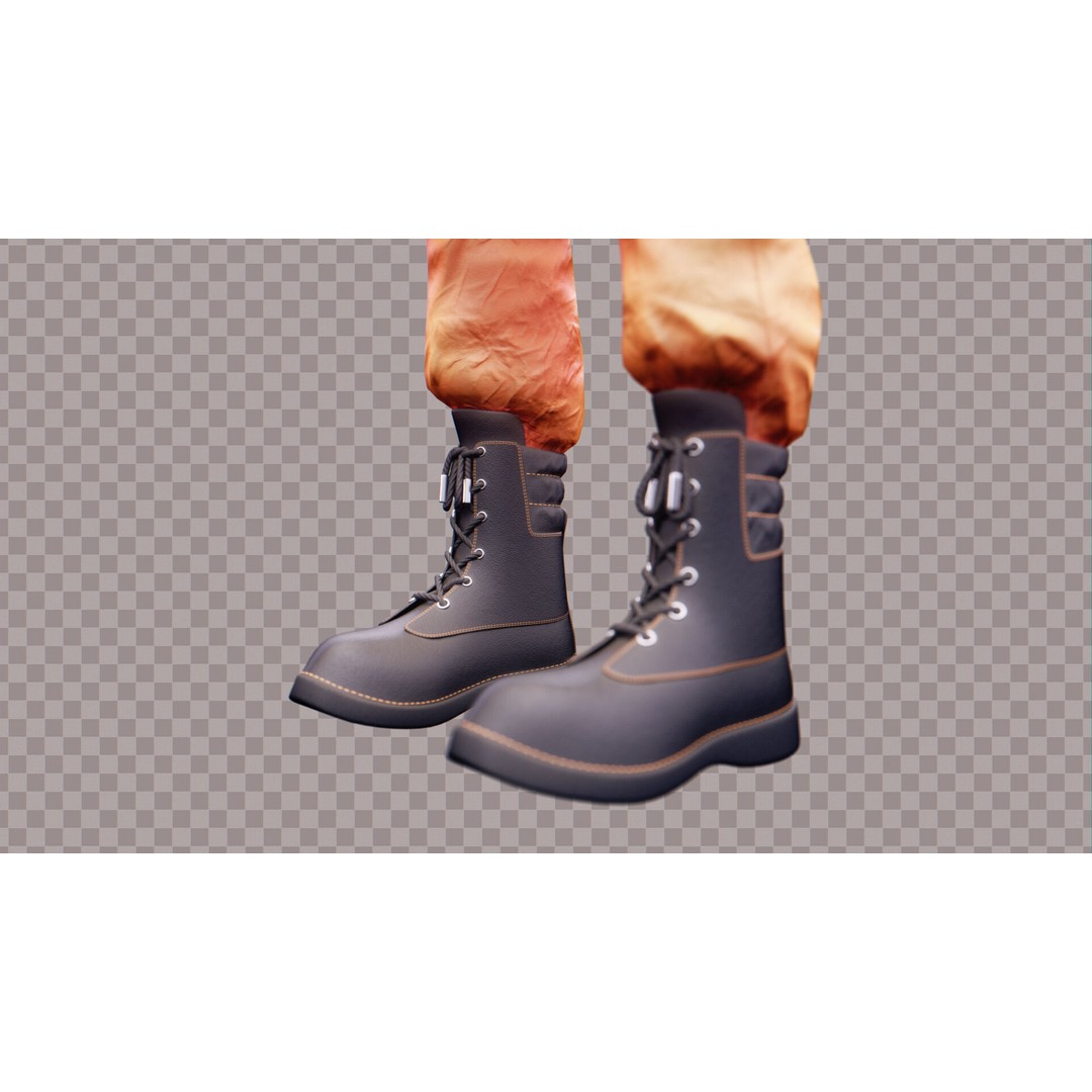 Astronaut Space Suit 3D Model – Low Poly Rigged PBR Character Asset - View 7