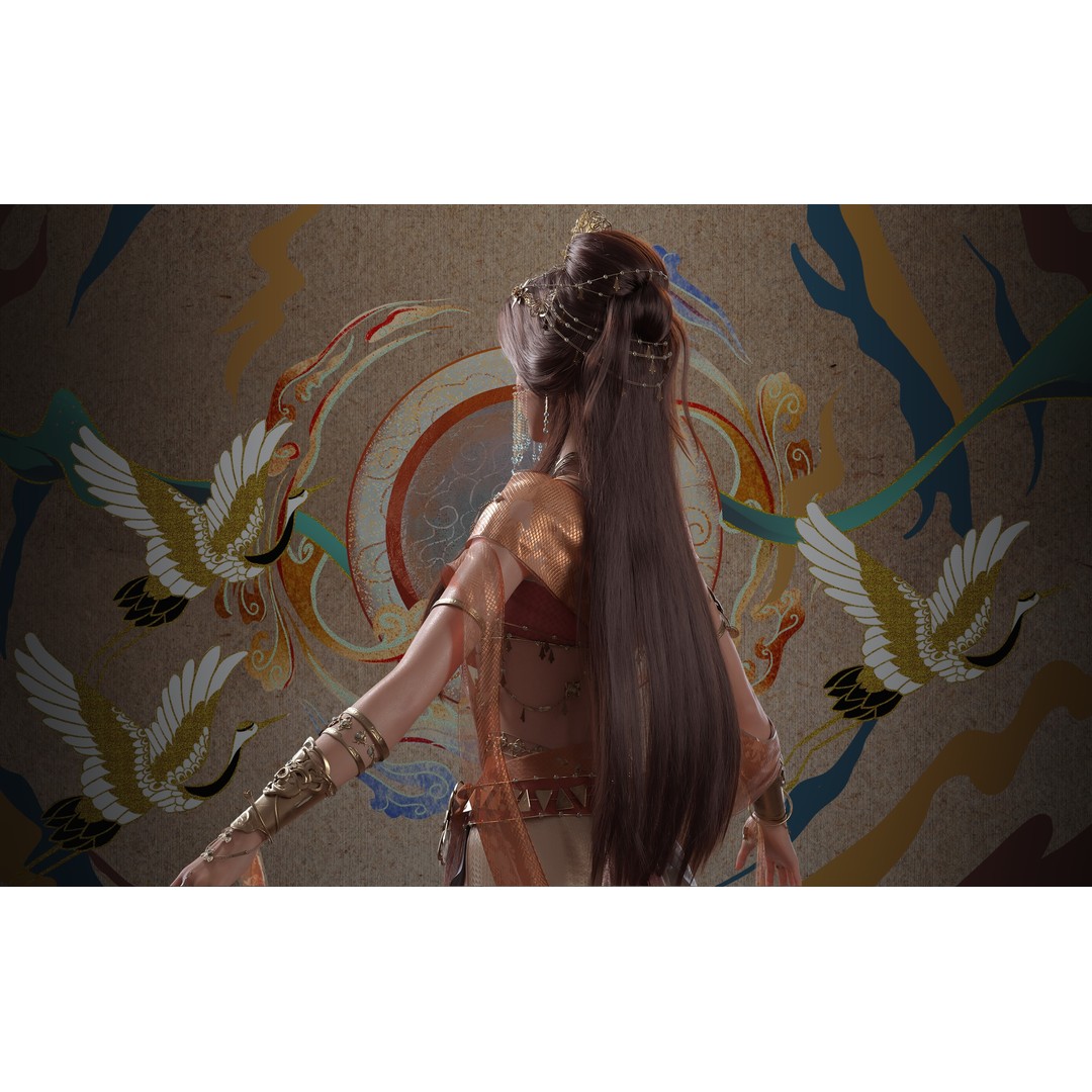 Chinese Girl 3D Model – High Poly Character with 8K PBR Textures - View 18