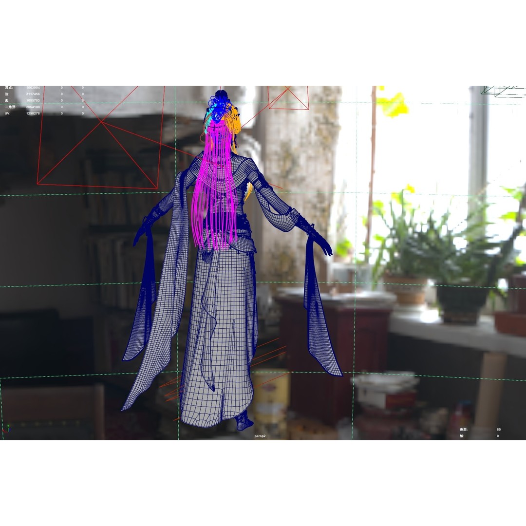 Chinese Girl 3D Model – High Poly Character with 8K PBR Textures - View 35