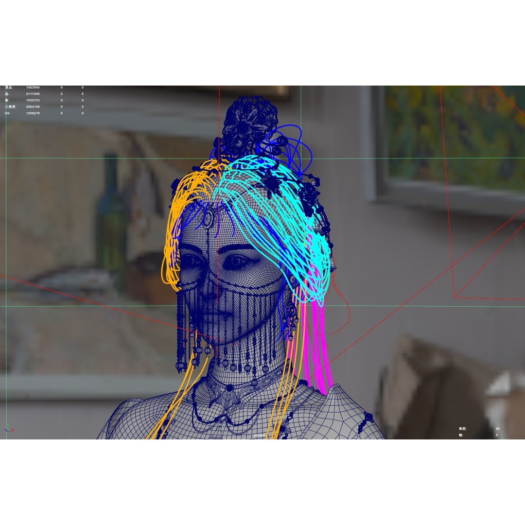 Chinese Girl 3D Model – High Poly Character with 8K PBR Textures - View 43