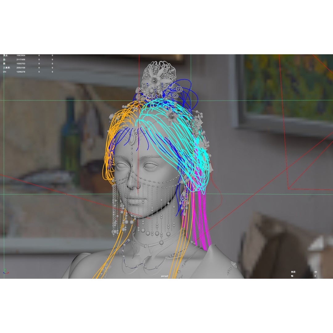 Chinese Girl 3D Model – High Poly Character with 8K PBR Textures - View 44