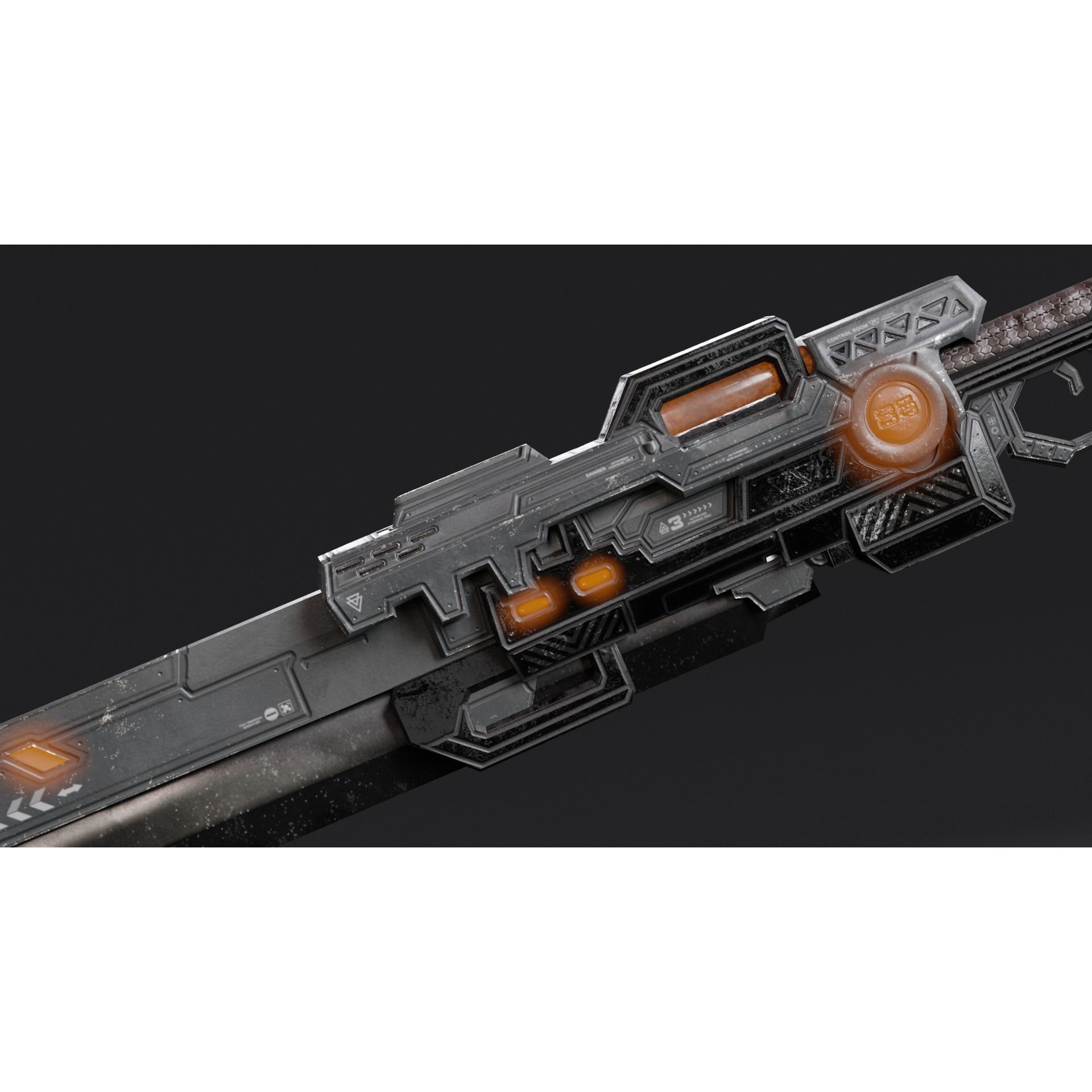 Cybernetic Soldier Perseus - Low-Poly Game-Ready 3D Model - View 29