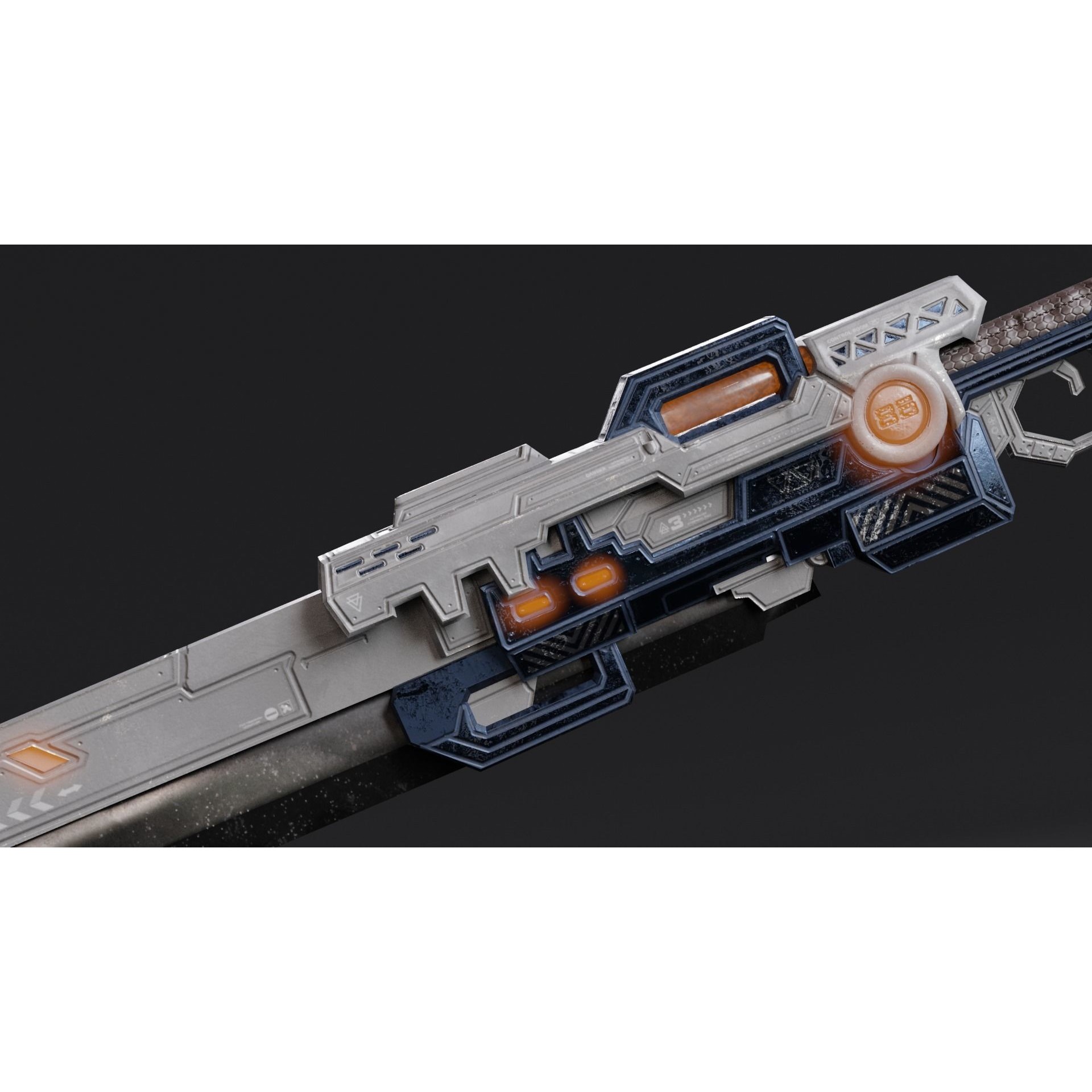 Cybernetic Soldier Perseus - Low-Poly Game-Ready 3D Model - View 31