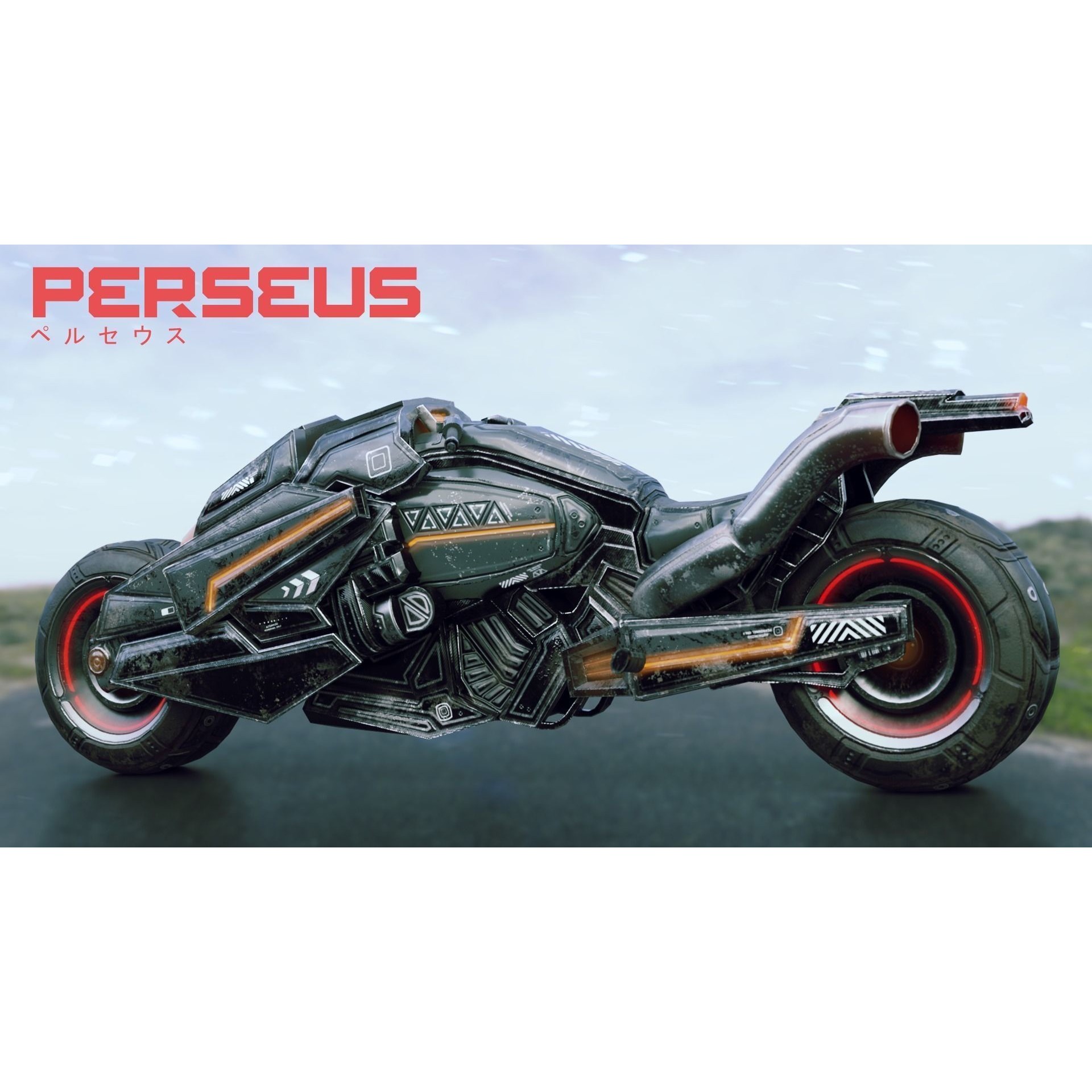 Cybernetic Soldier Perseus - Low-Poly Game-Ready 3D Model - View 42
