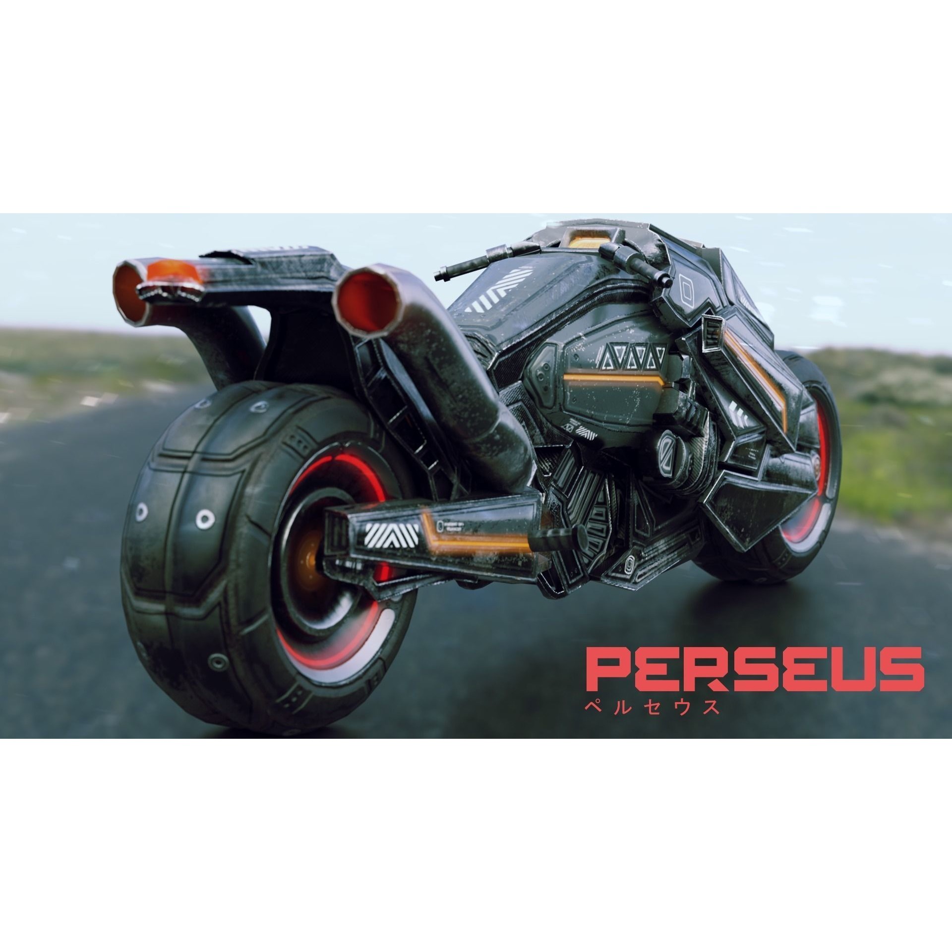 Cybernetic Soldier Perseus - Low-Poly Game-Ready 3D Model - View 43
