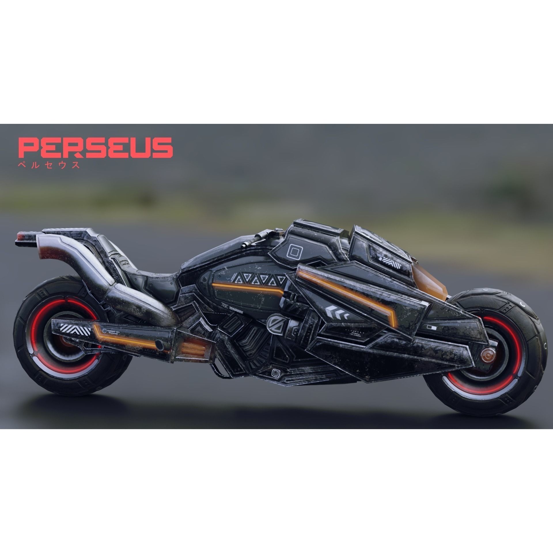 Cybernetic Soldier Perseus - Low-Poly Game-Ready 3D Model - View 44