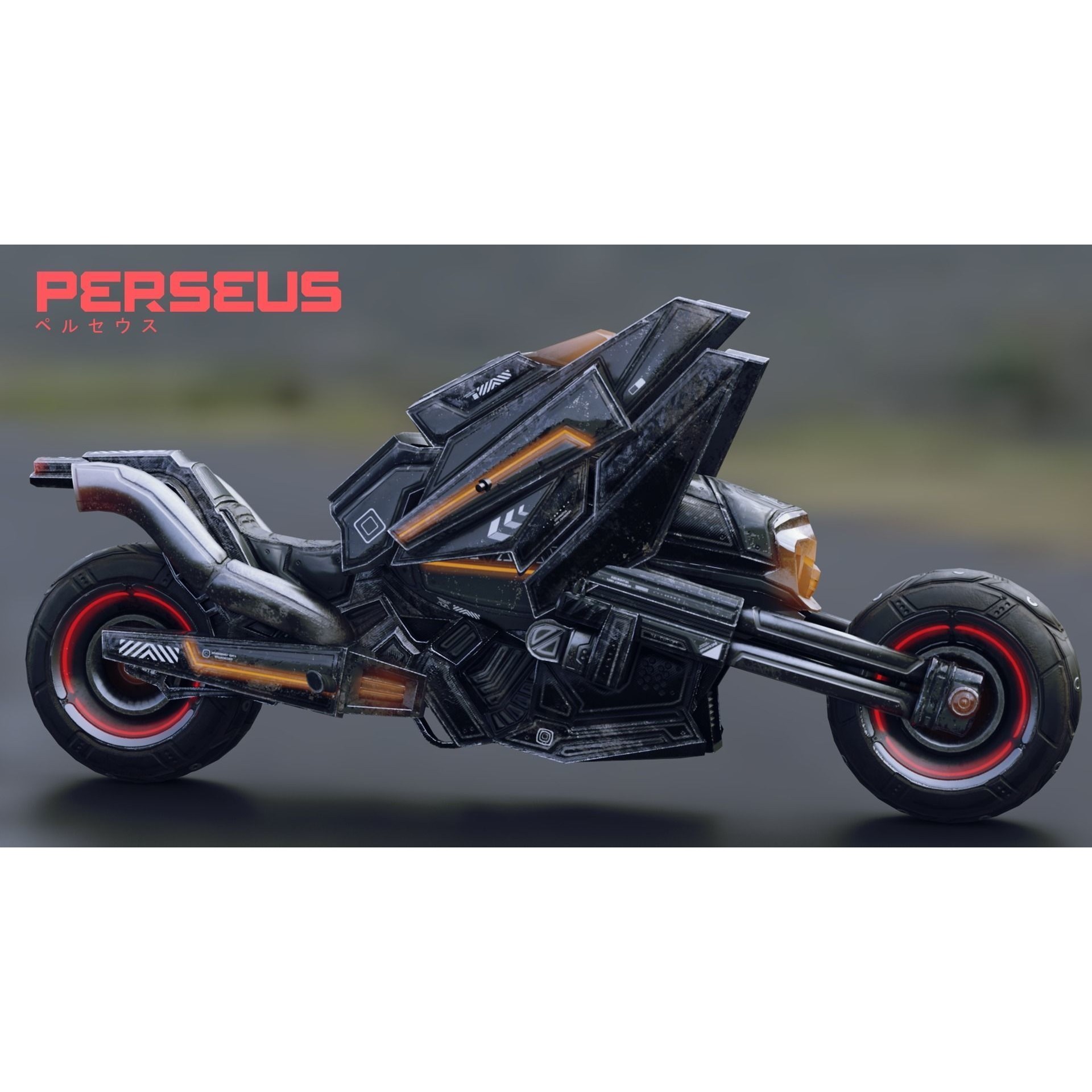 Cybernetic Soldier Perseus - Low-Poly Game-Ready 3D Model - View 45