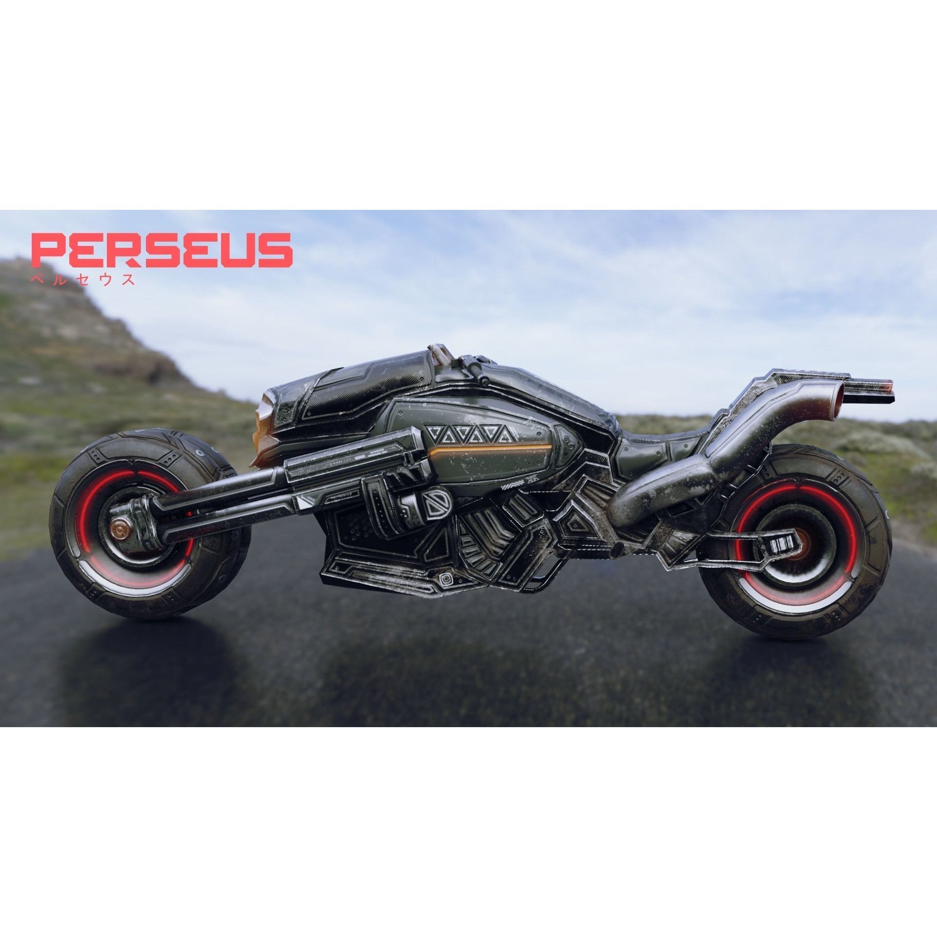 Cybernetic Soldier Perseus - Low-Poly Game-Ready 3D Model - View 46