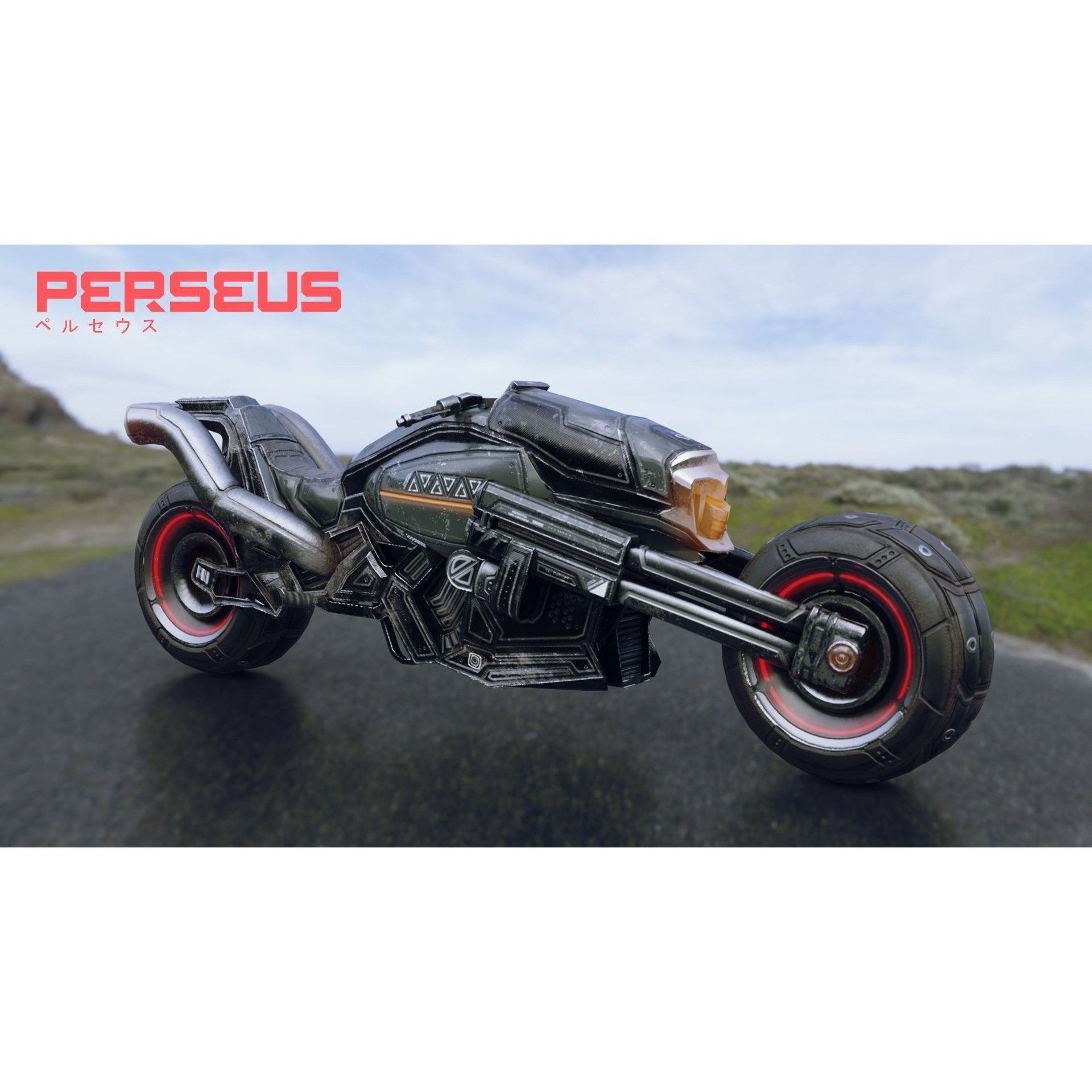 Cybernetic Soldier Perseus - Low-Poly Game-Ready 3D Model - View 47