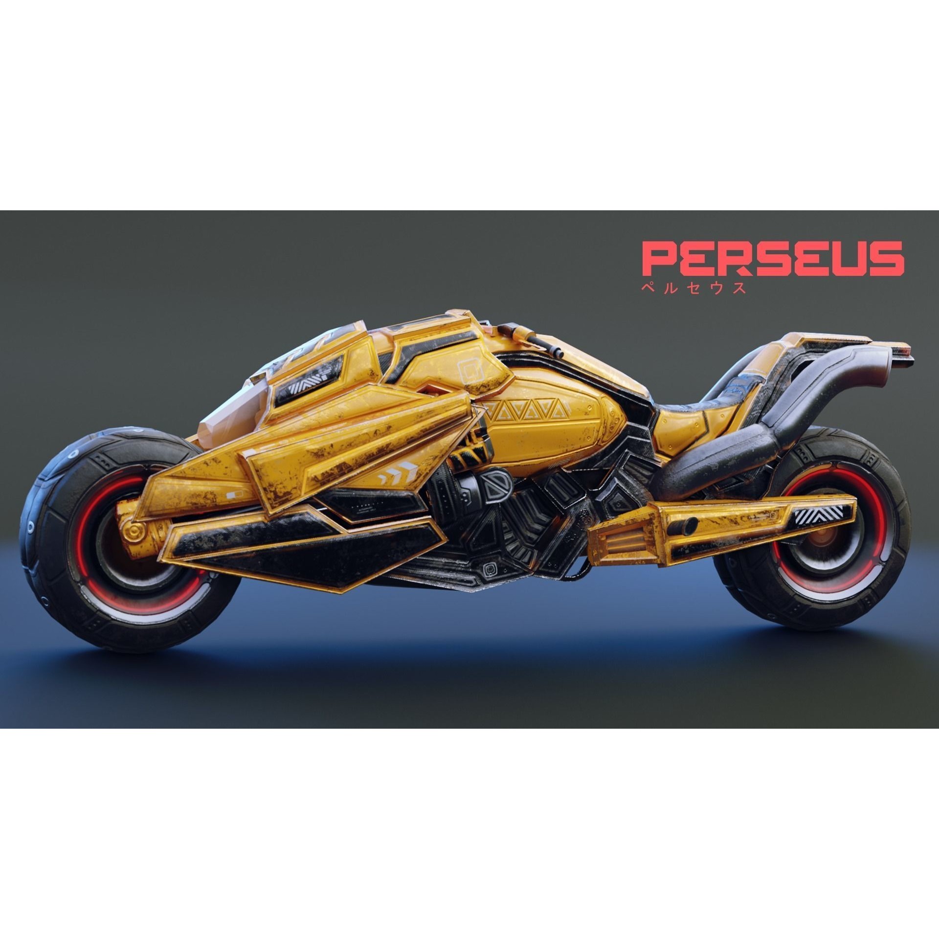 Cybernetic Soldier Perseus - Low-Poly Game-Ready 3D Model - View 55