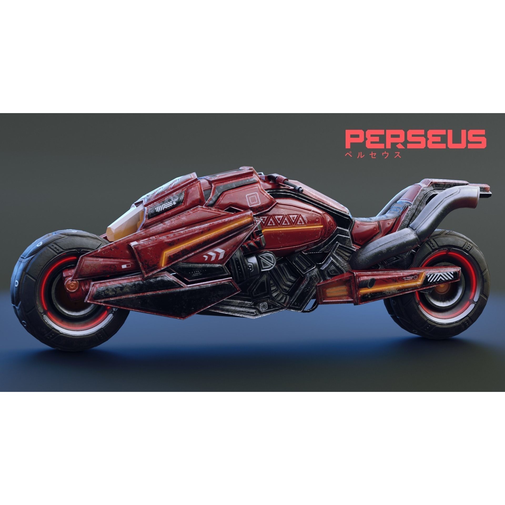 Cybernetic Soldier Perseus - Low-Poly Game-Ready 3D Model - View 57