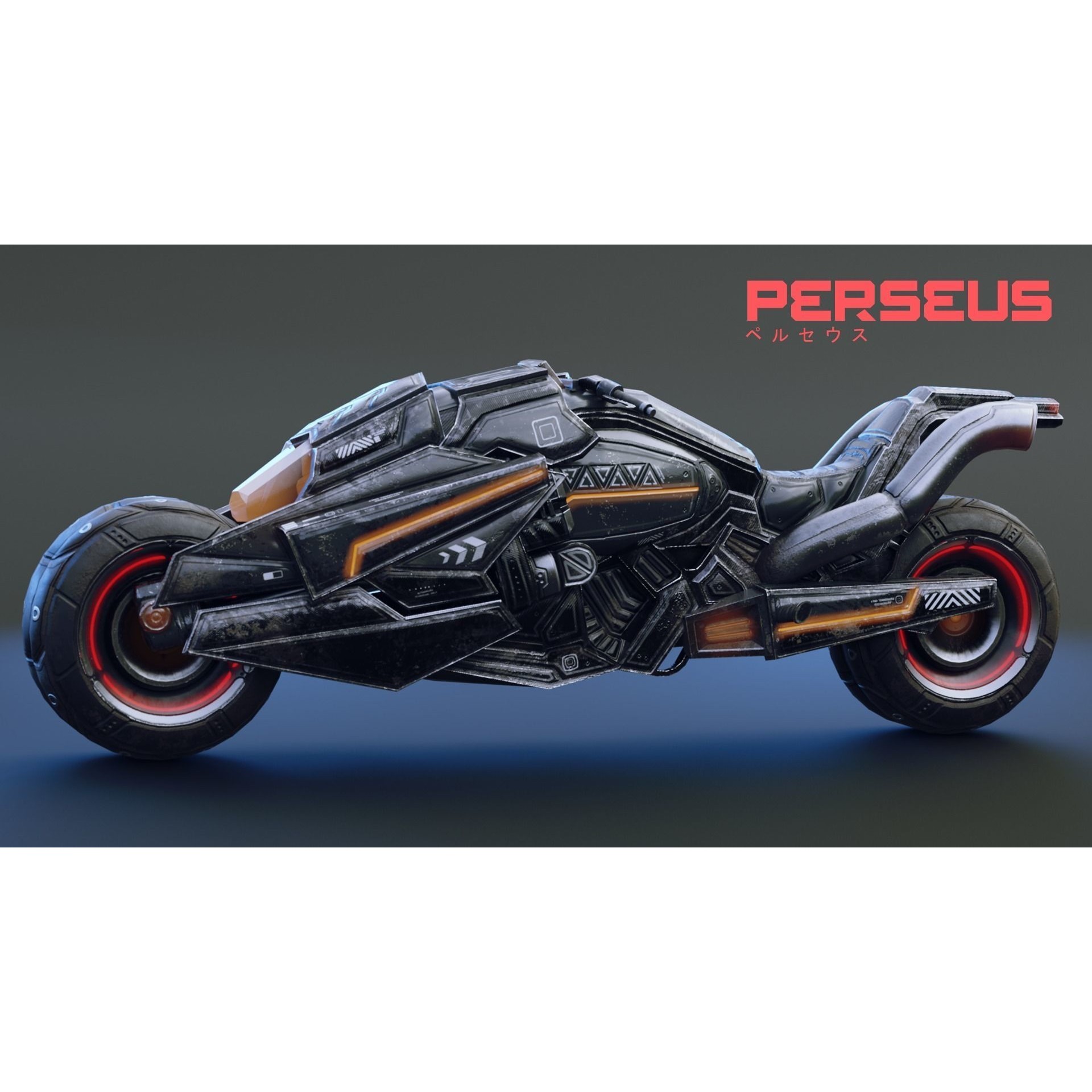 Cybernetic Soldier Perseus - Low-Poly Game-Ready 3D Model - View 58