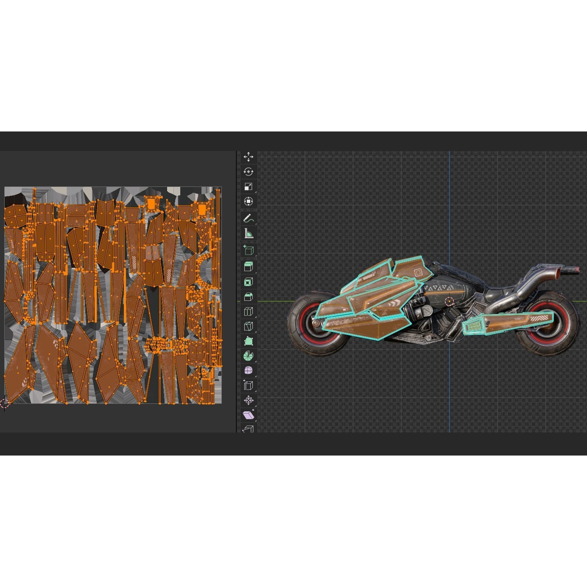 Cybernetic Soldier Perseus - Low-Poly Game-Ready 3D Model - View 59