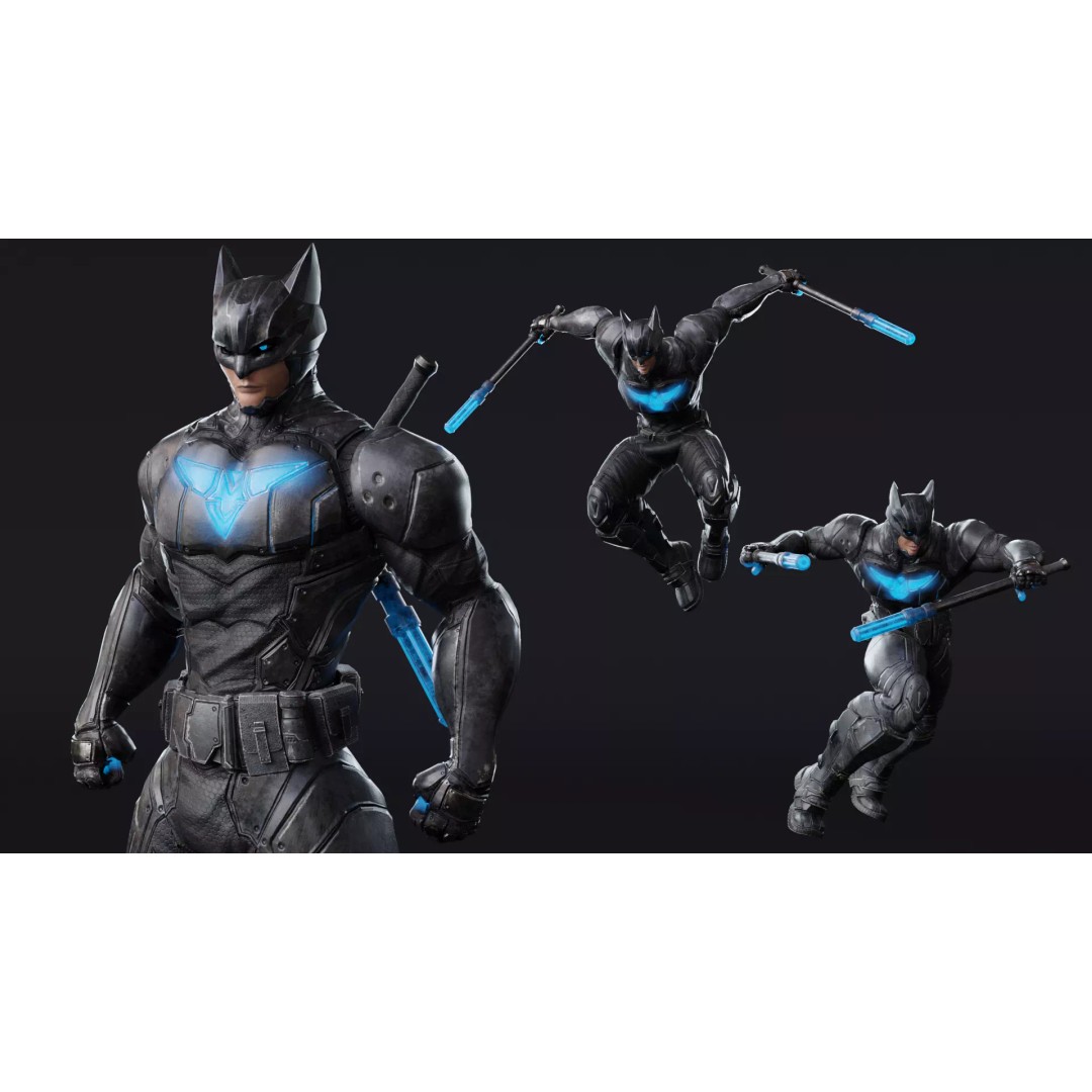 Howlman 3D Model – Low Poly Rigged Superhero Asset, FBX - View 17