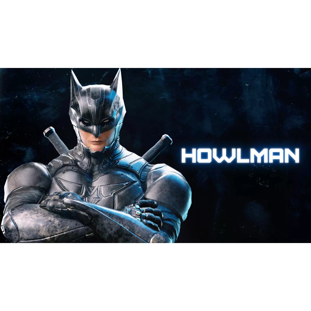 Howlman 3D Model – Low Poly Rigged Superhero Asset, FBX - View 6