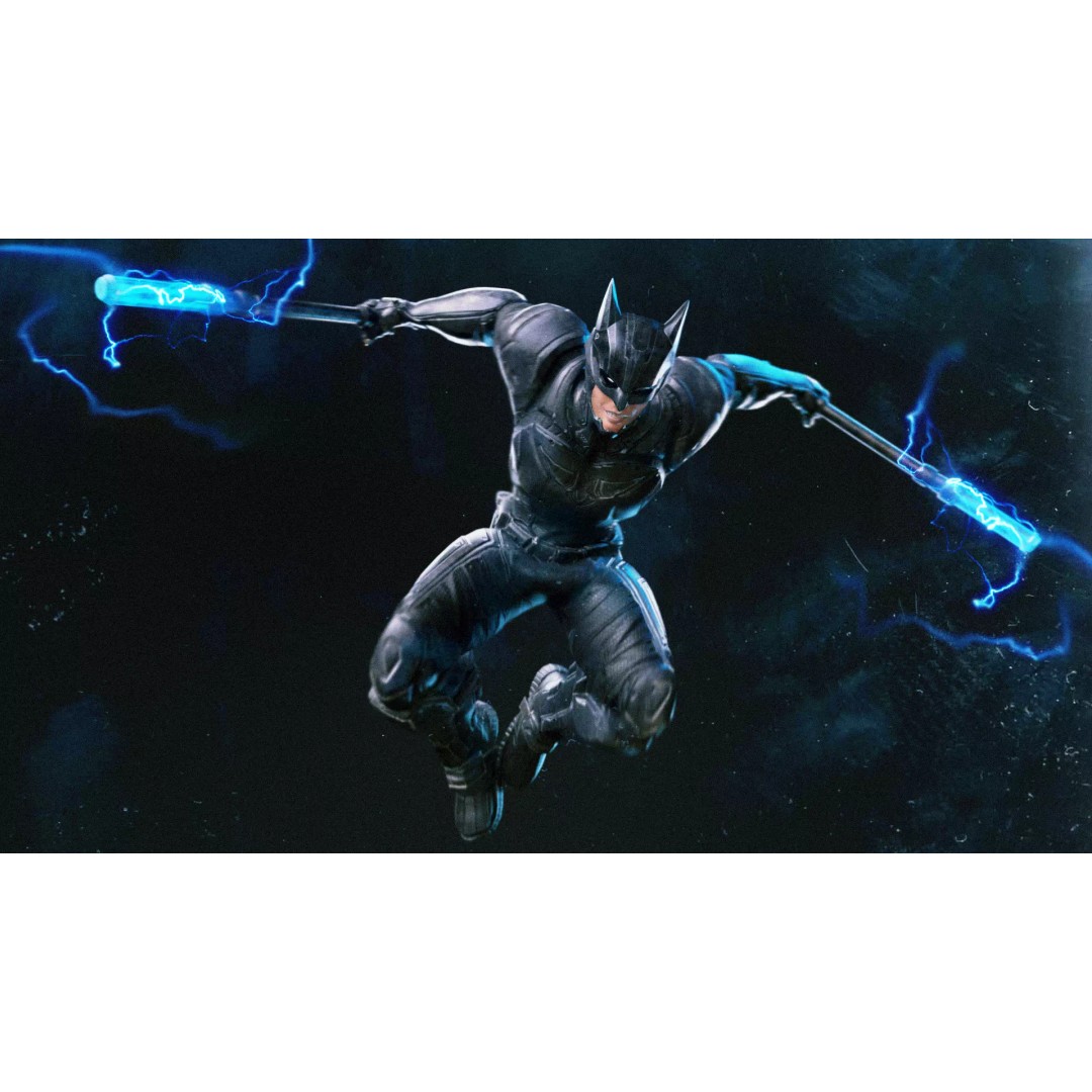 Howlman 3D Model – Low Poly Rigged Superhero Asset, FBX - View 7