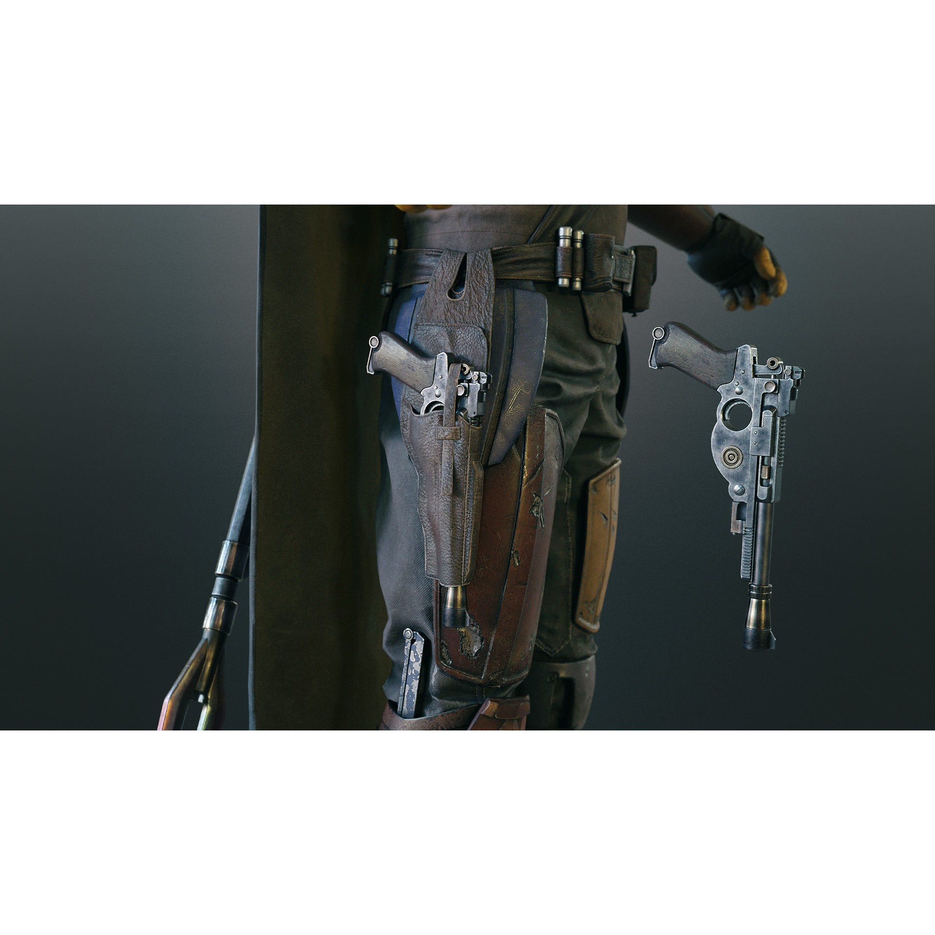 Mandalorian Armor - Low-Poly Game-Ready 3D Model - View 6