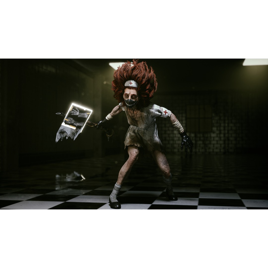 Crazy Nurse 3D Model – Low-Poly Rigged Character with Animations - View 13