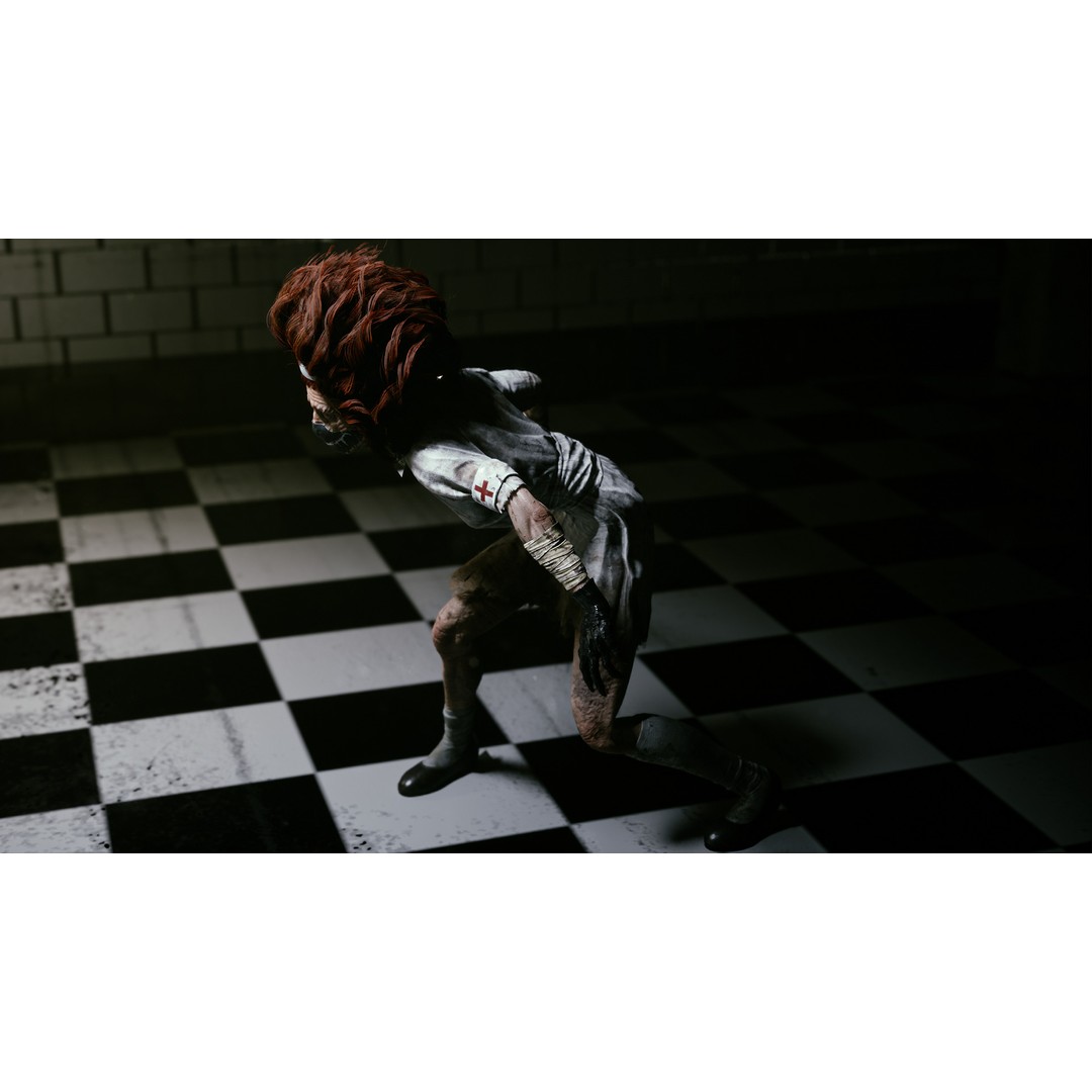 Crazy Nurse 3D Model – Low-Poly Rigged Character with Animations - View 16