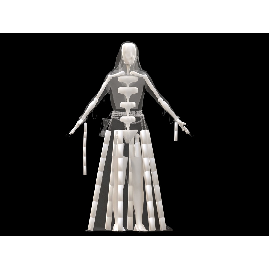 Belphegor Demon 3D Model – Low Poly Rigged Character, FBX, OBJ