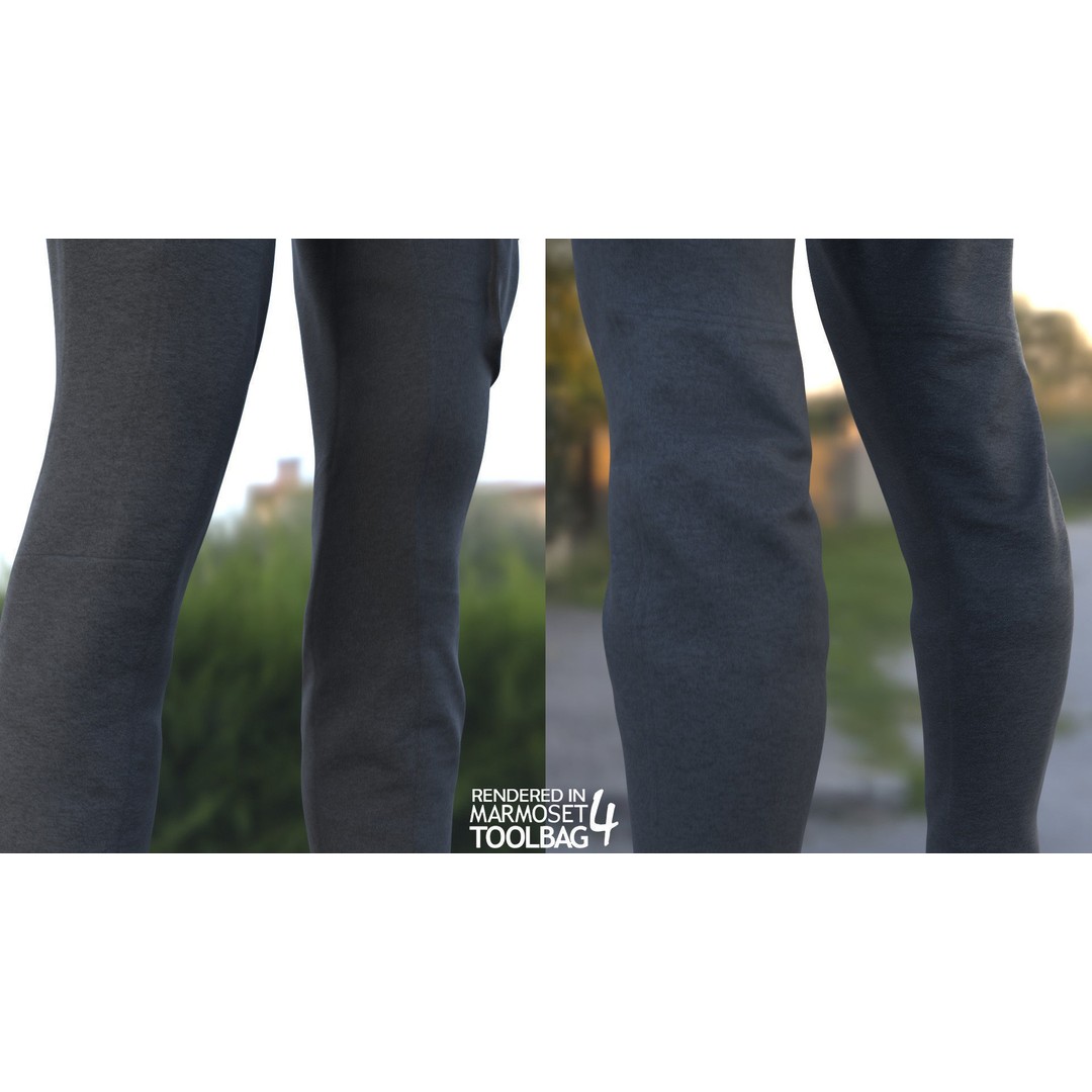 Woman Casual Outfit 3D Model – Modular Rigged Low-Poly for Unreal Engine - View 14