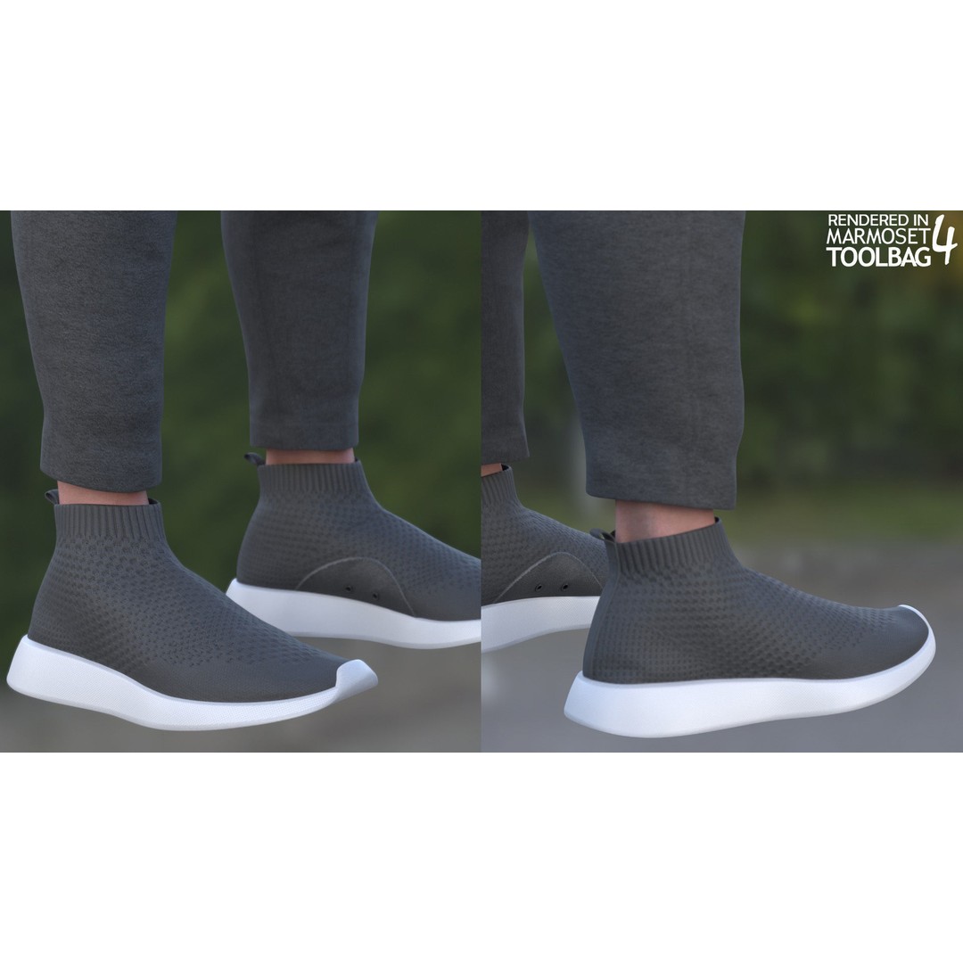 Woman Casual Outfit 3D Model – Modular Rigged Low-Poly for Unreal Engine - View 15