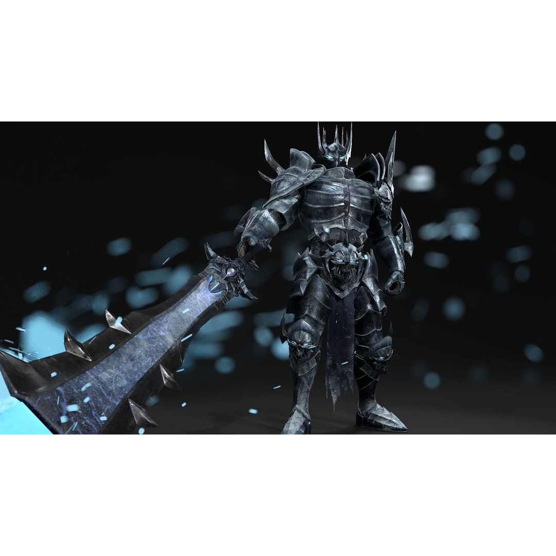 Death Knight 3D Model – Low Poly Medieval Boss Character, FBX - View 3
