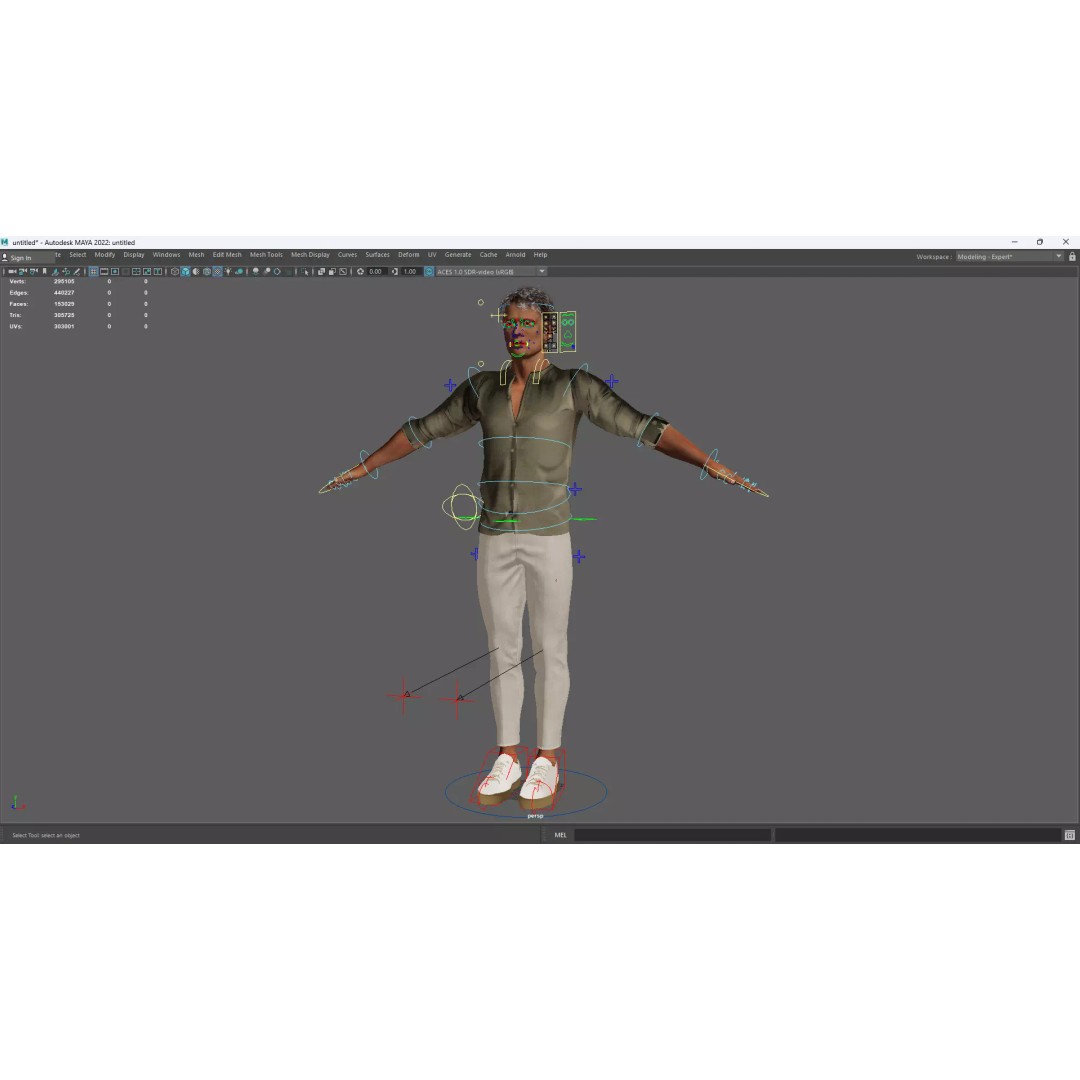 Realistic Male 3D Model – Low Poly Rigged Character for Games, FBX - View 18