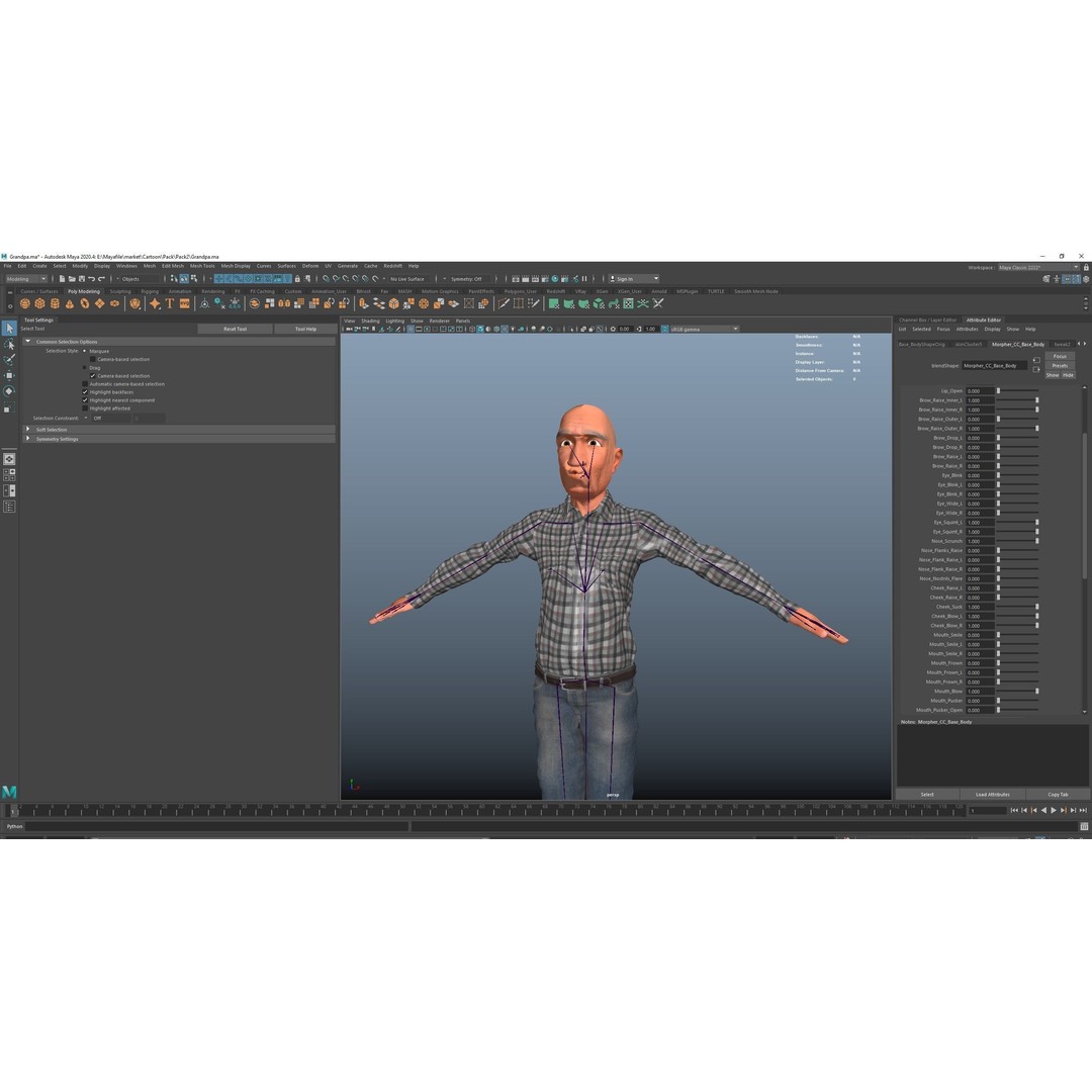 Cartoon Family 3D Model – Rigged Low-Poly Animation Pack, FBX & Blender - View 20