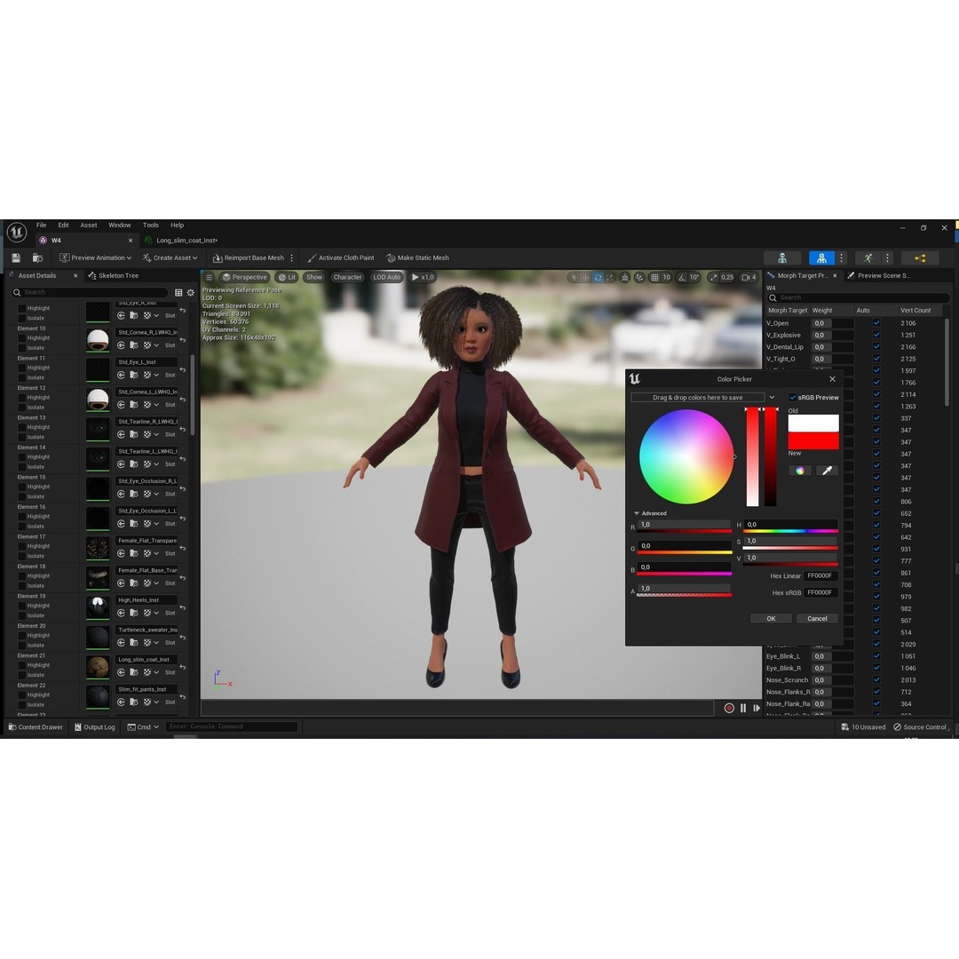 Classic Afro 3D Model – Cartoon Rigged Character, FBX, Blender - View 30