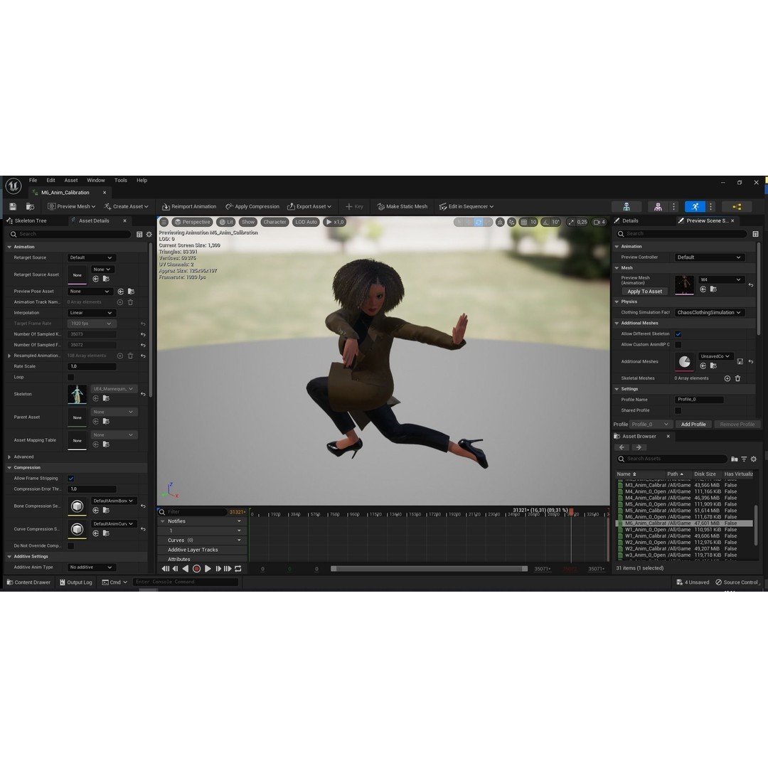 Classic Afro 3D Model – Cartoon Rigged Character, FBX, Blender - View 31