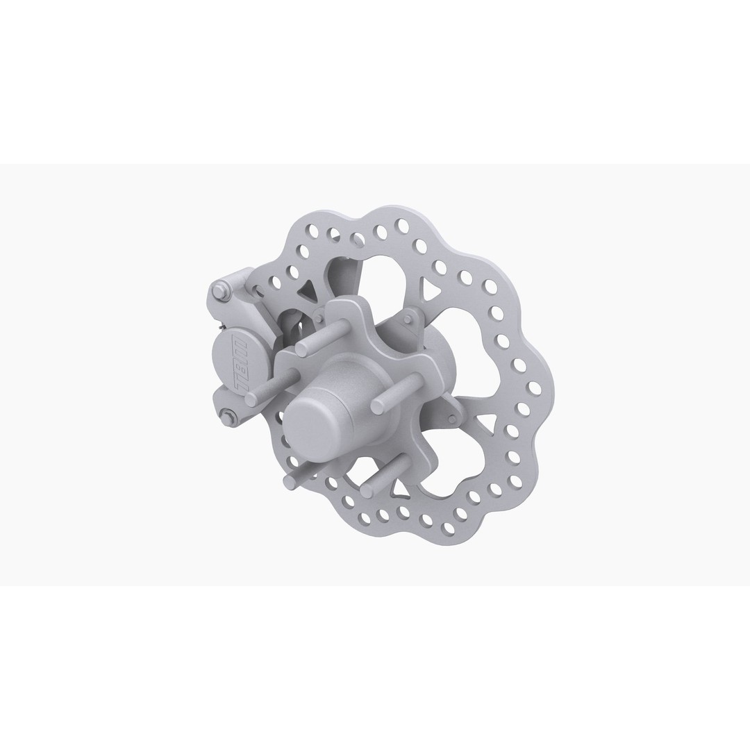 Brake Disk 3D Model – Low Poly Game Ready Asset, FBX & OBJ - View 11