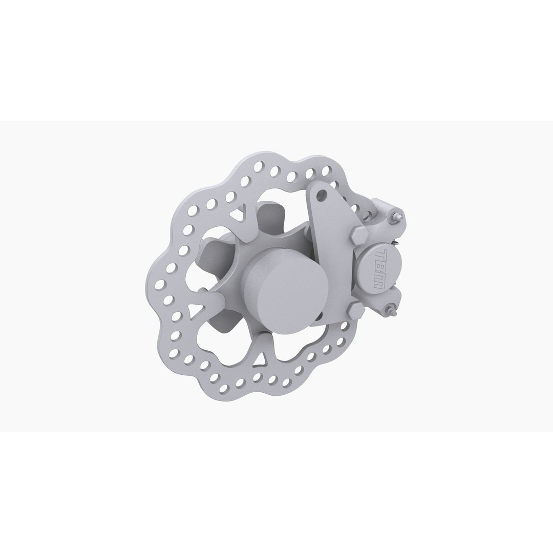 Brake Disk 3D Model – Low Poly Game Ready Asset, FBX & OBJ - View 12