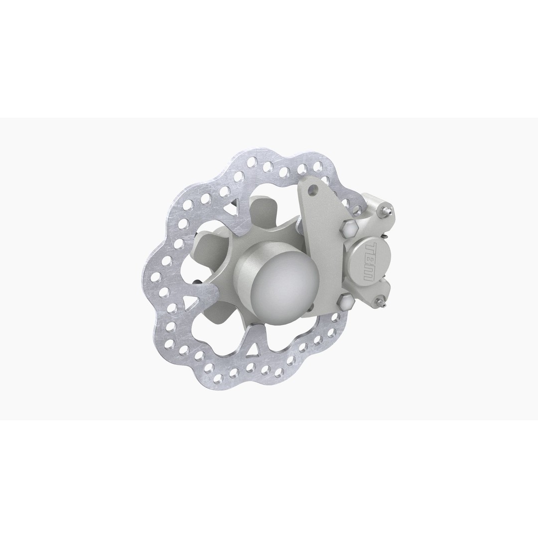 Brake Disk 3D Model – Low Poly Game Ready Asset, FBX & OBJ - View 5