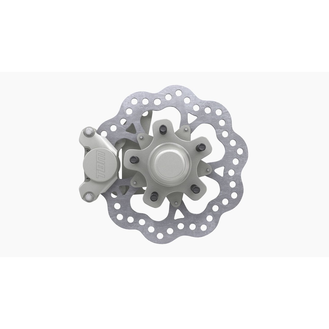 Brake Disk 3D Model – Low Poly Game Ready Asset, FBX & OBJ - View 7