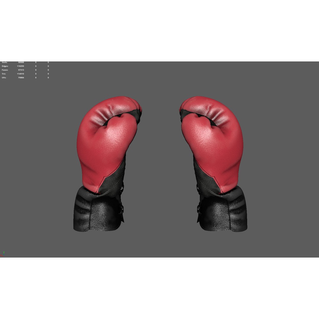 Boxing Equipment 3D Model – High Poly Game Asset, PBR Textures - View 13
