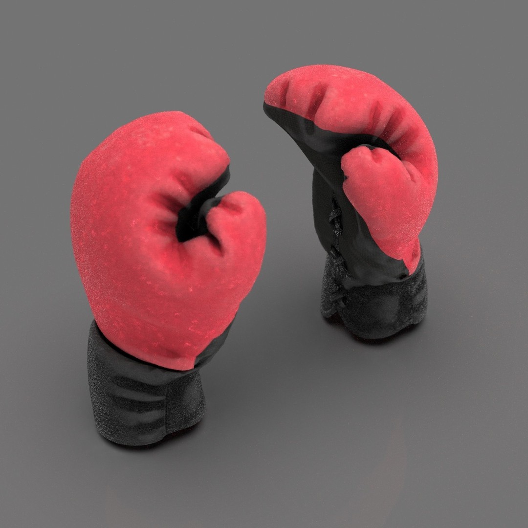 Boxing Equipment 3D Model – High Poly Game Asset, PBR Textures - View 4