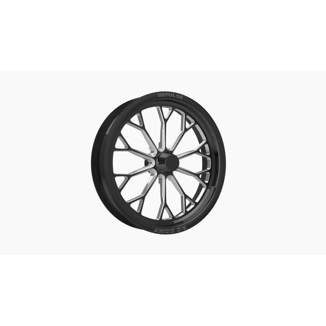RC Components Impulse Drag Front Wheel 3D Model – Low Poly Game Asset, FBX - View 2