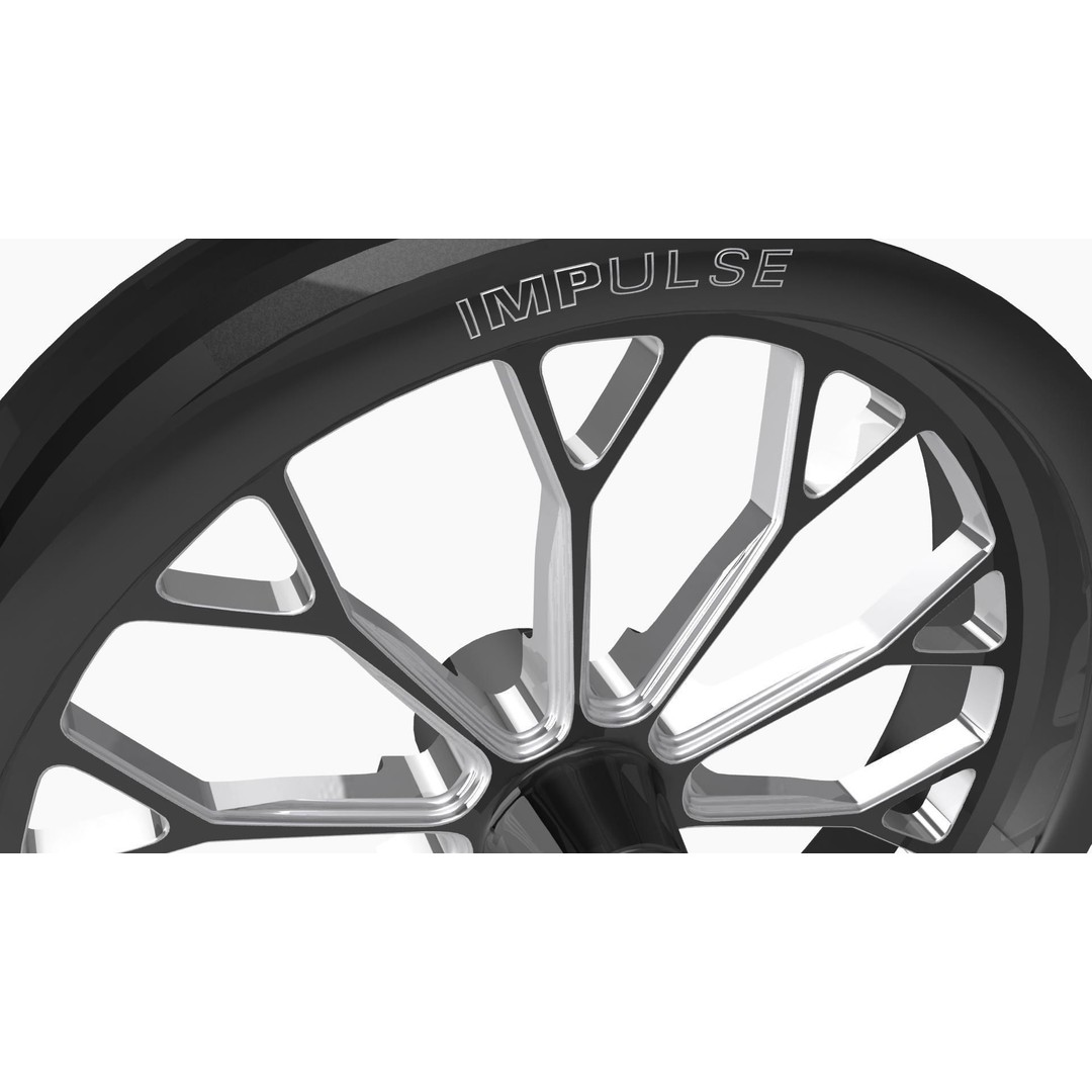 RC Components Impulse Drag Front Wheel 3D Model – Low Poly Game Asset, FBX - View 6
